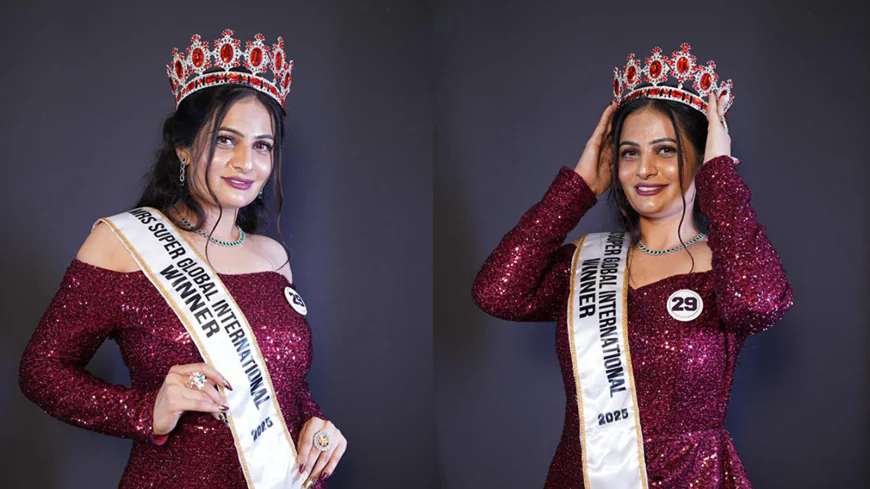 Sonia Choudhary Takes Mrs. Super Global Crown